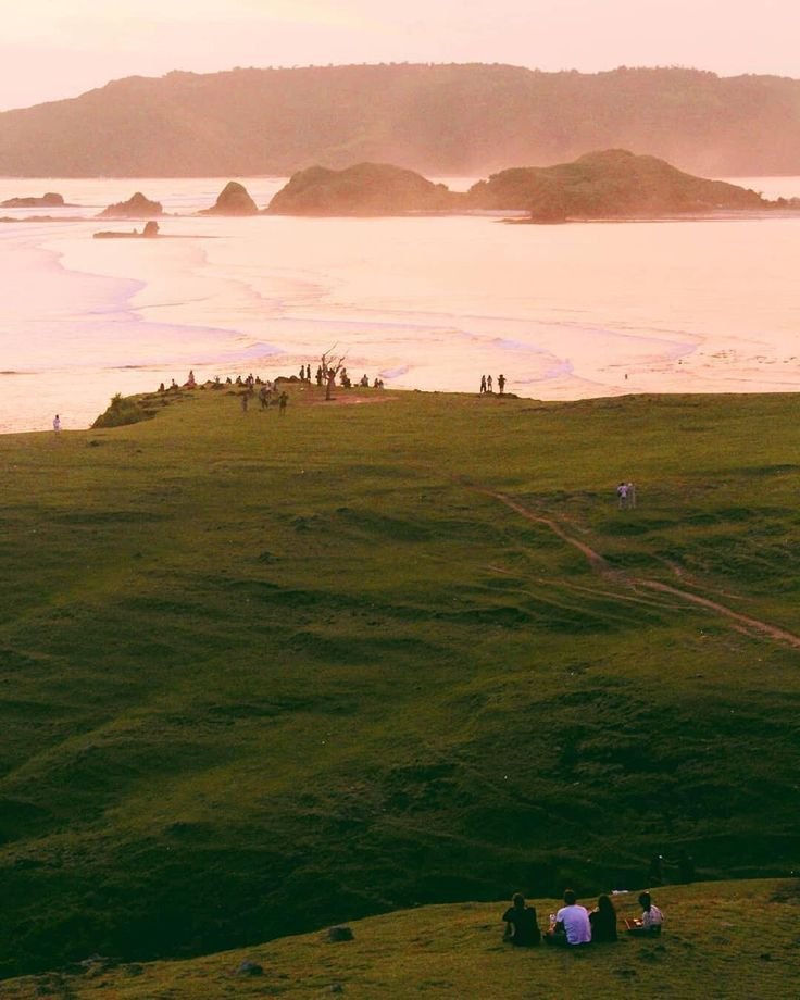 Lombok Sasak Cultural Tour experience at Bukit Merese offering panoramic hills and scenic Lombok coastline