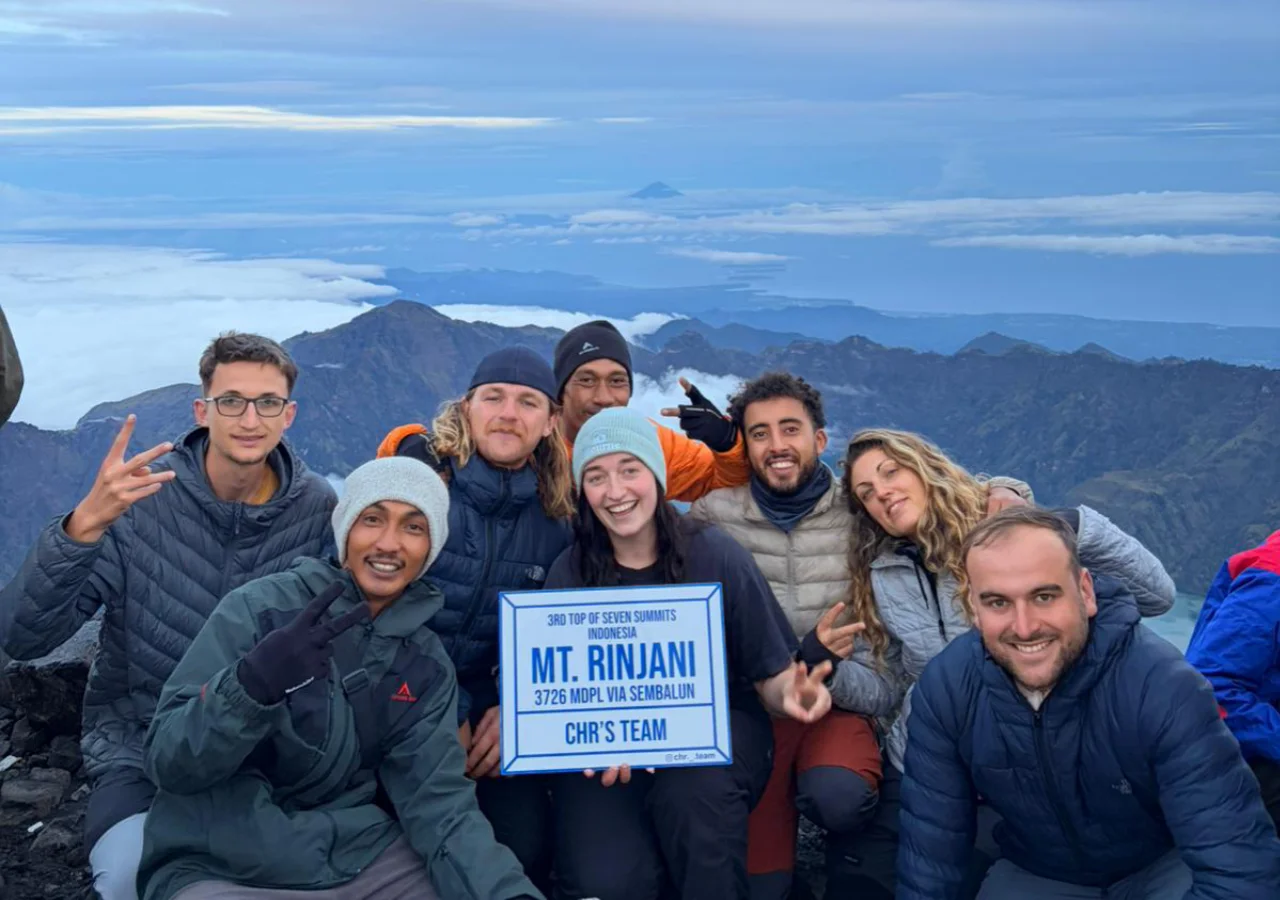 Mount Rinjani 3726 mdpl Summit Group Trekking Tour via Sembalun Lombok